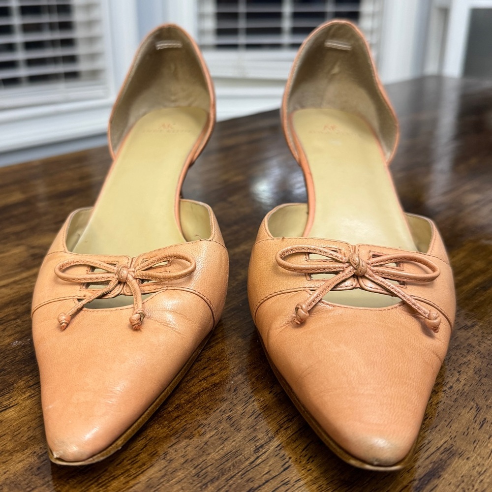 Anne Klein Elegant Tan Women's Heels Size 8.5M - Picture 3 of 7